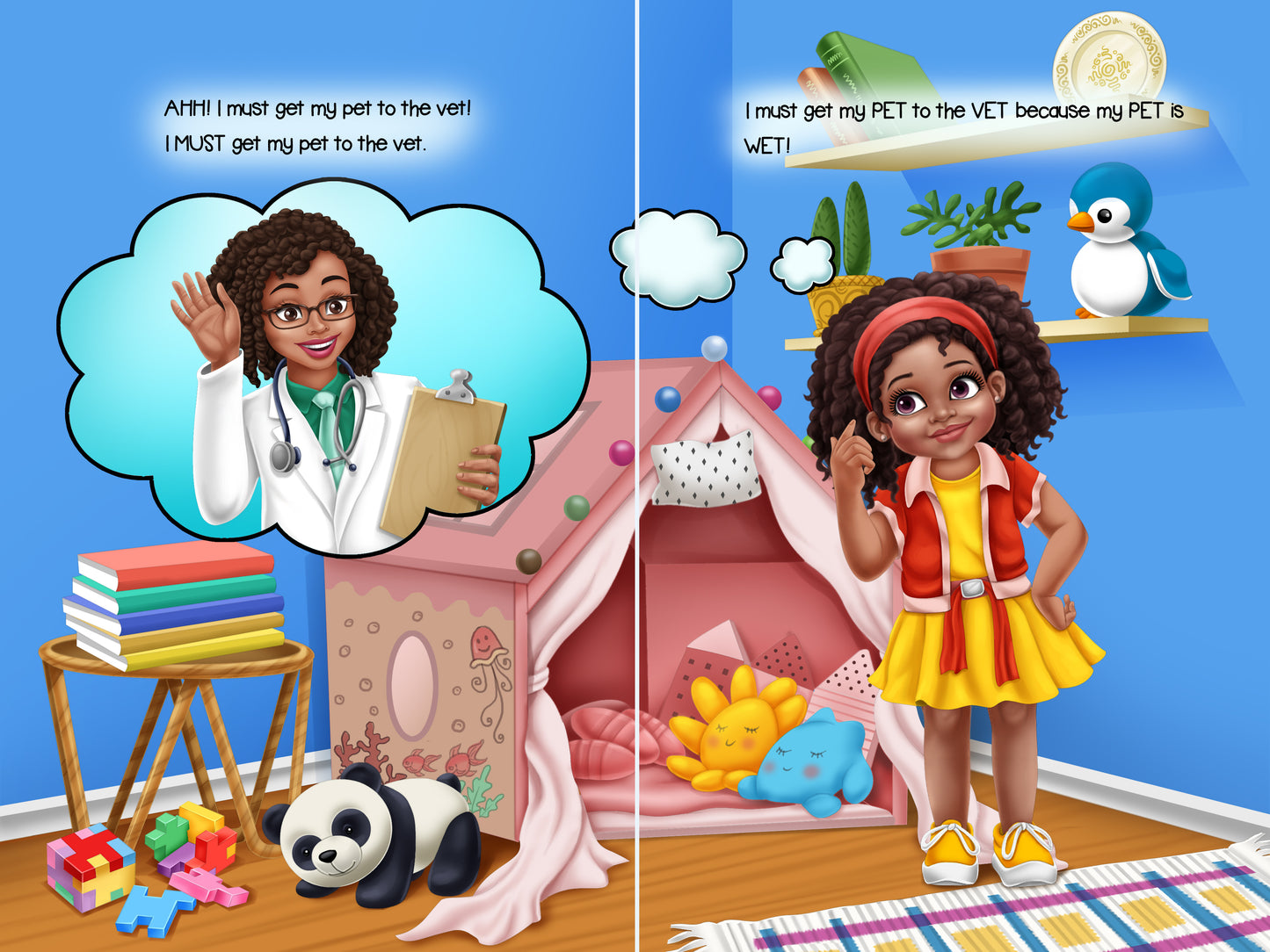 The Wet Pet - Children's Book