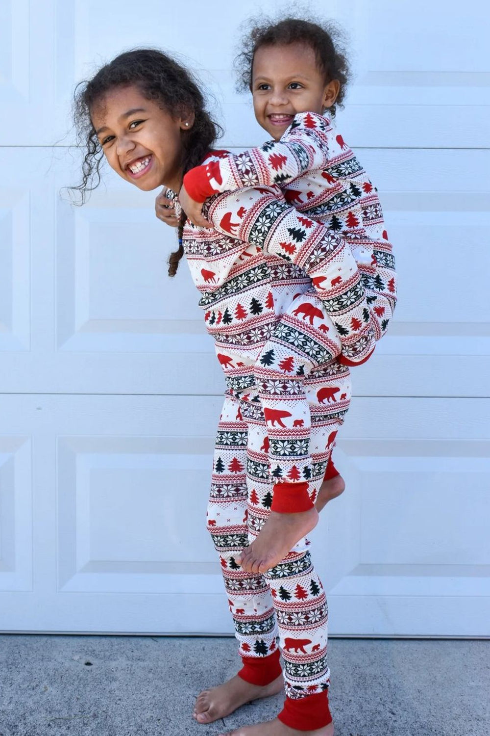 Christmas Long Sleeve Jumpsuit - Children Matching Pajamas