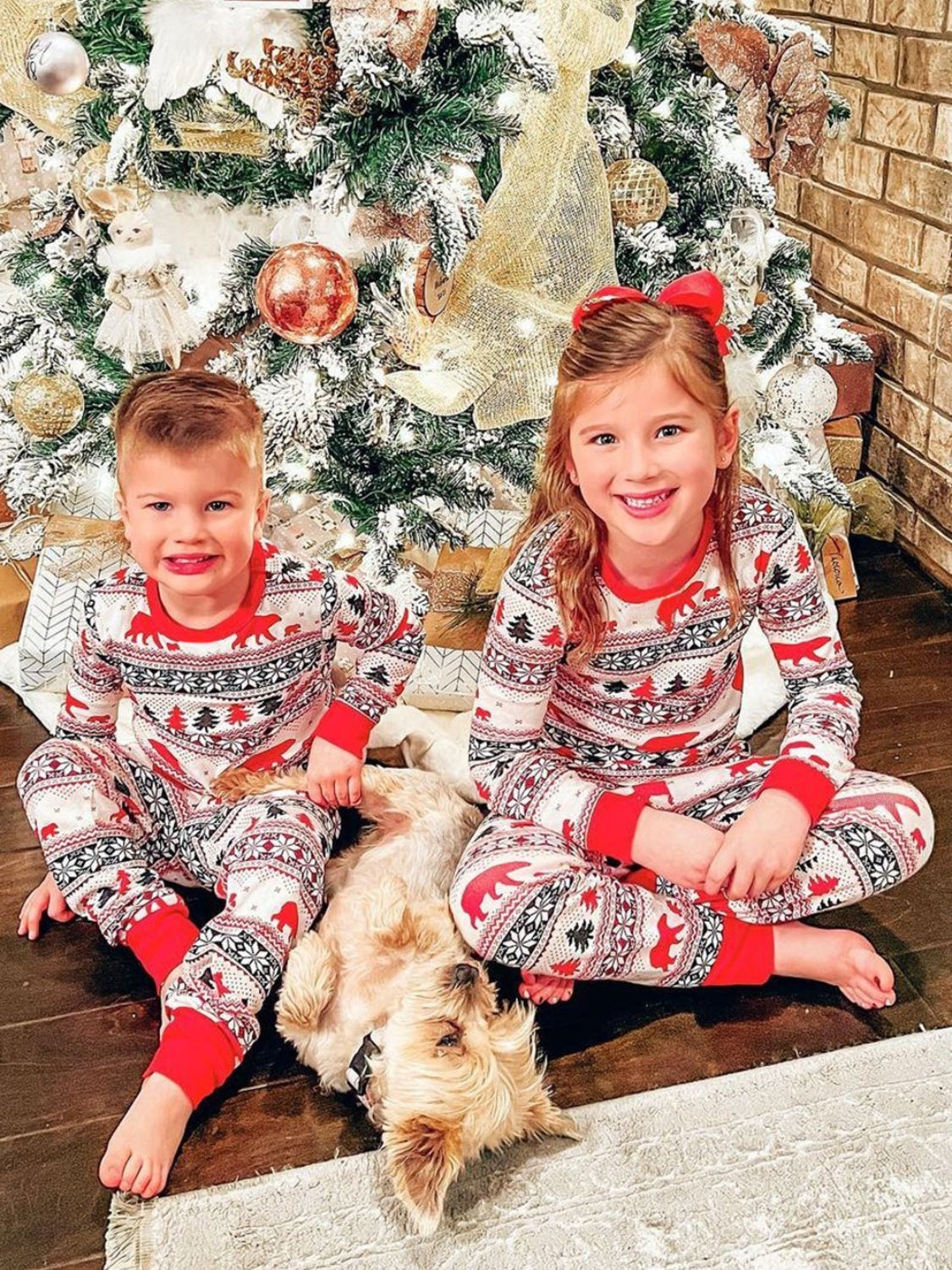 Christmas Long Sleeve Top and Pants Set - Kids