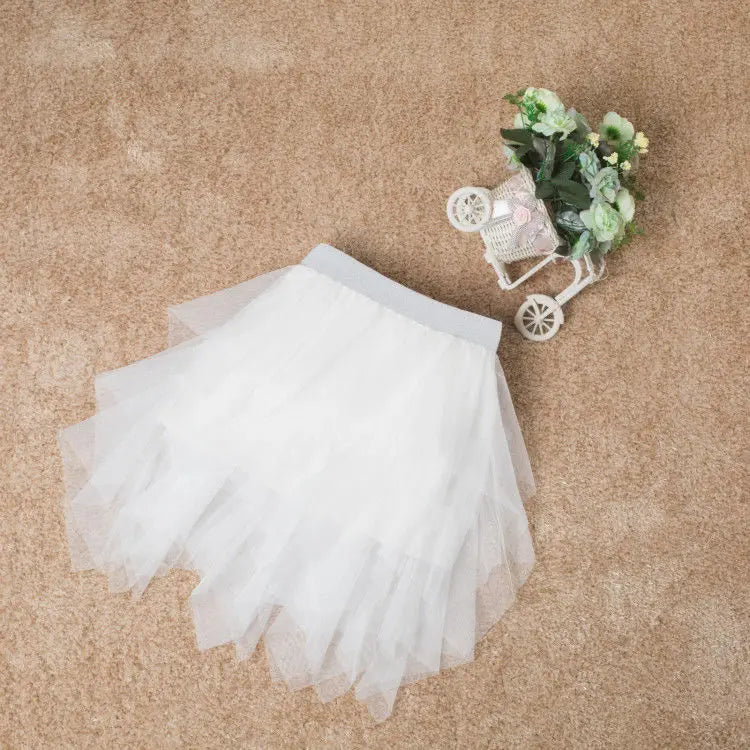 VIDMID Girls Tutu Skirts Puff Princess Dance Skirt