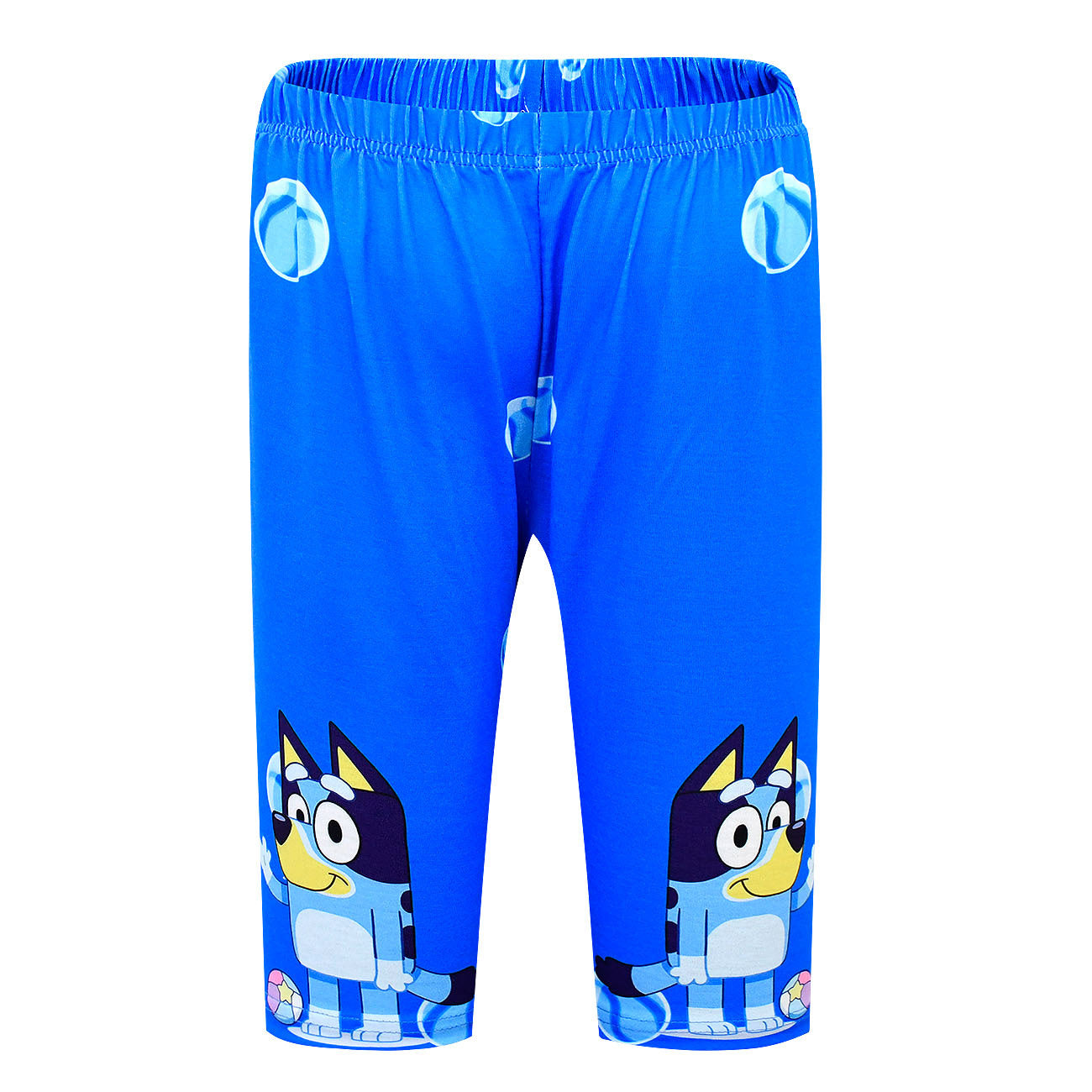 Bluey Children's Short-sleeved T-shirt Set Bluey Family Children's Pajama Set Shorts Loose Two-piece Set For Boys And Girls