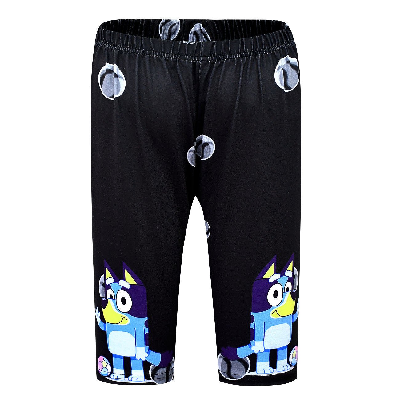 Bluey Children's Short-sleeved T-shirt Set Bluey Family Children's Pajama Set Shorts Loose Two-piece Set For Boys And Girls