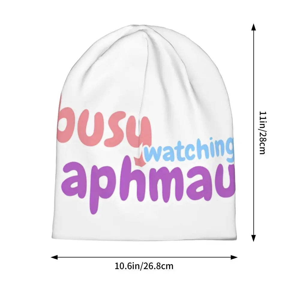 Aphmau Cat Bonnet Hats Vintage Outdoor Cartoon Anime Skullies Beanies Hats Unisex Warm Dual-use Cap