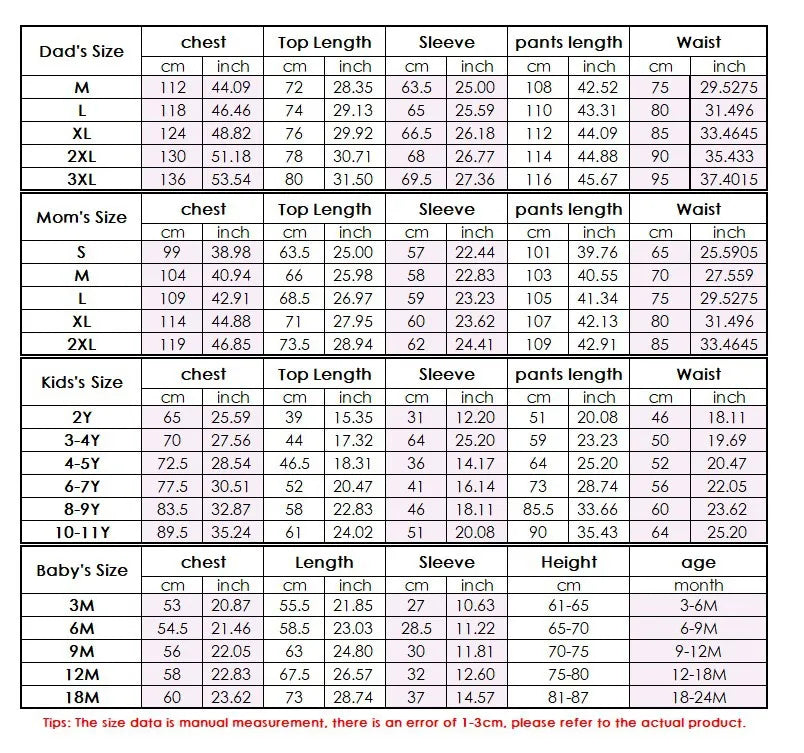 2024 New Santa Tree printed family matching clothing Christmas short-sleeved pajamas set Adult children's clothing Baby jumpsuit