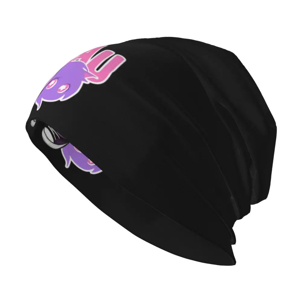 Aphmau Cat Bonnet Hats Vintage Outdoor Cartoon Anime Skullies Beanies Hats Unisex Warm Dual-use Cap