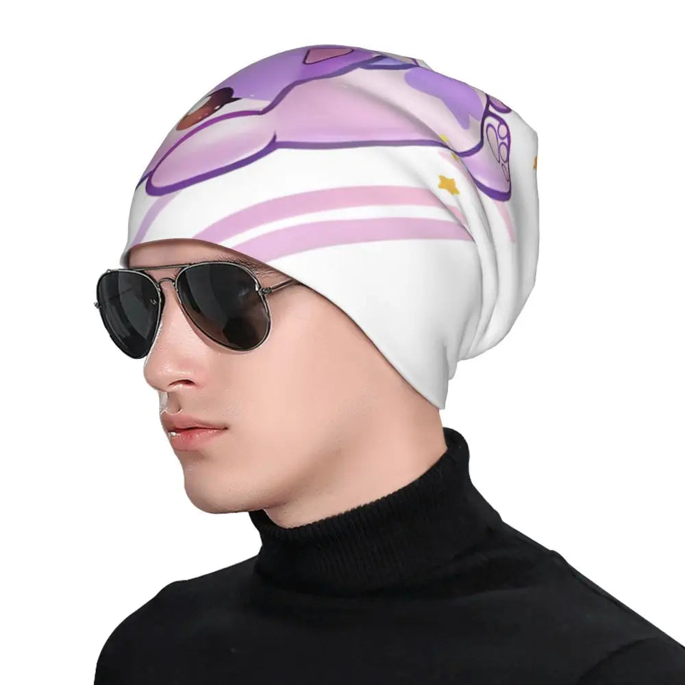 Aphmau Cat Bonnet Hats Vintage Outdoor Cartoon Anime Skullies Beanies Hats Unisex Warm Dual-use Cap