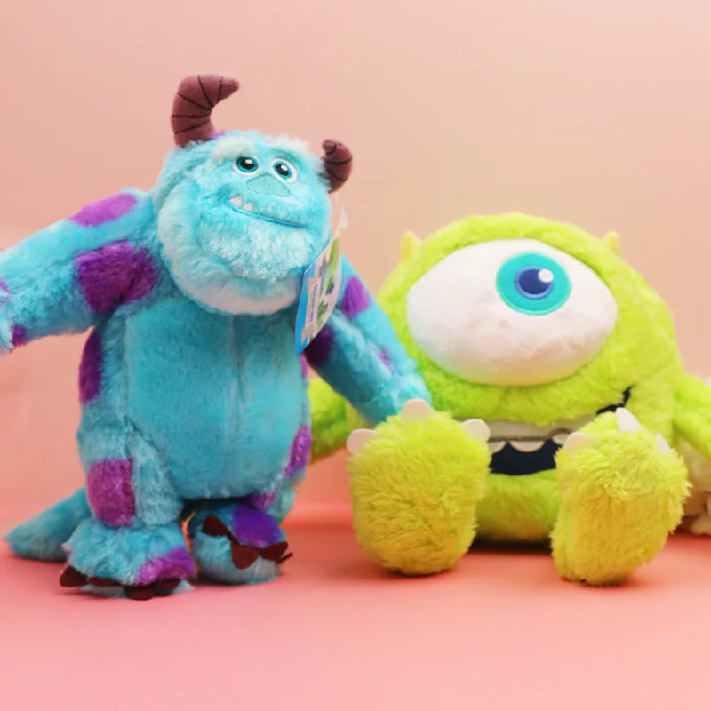 Kawaii Disney Sully The Monster Inc Plush Toys Mike Wazowski Stuffed Sullivan Soft Bluey Dolls Cotton Anime Children'S Gifts New