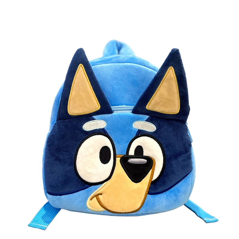 Bluey Bingo Kindergarten Children Schoolbag Cartoon Bluey Family Plush Backpack Picnic And Travel Photo Snack Bag Children Gifts