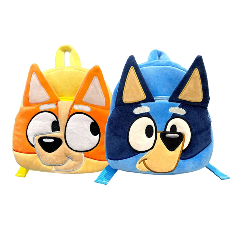 Bluey Bingo Kindergarten Children Schoolbag Cartoon Bluey Family Plush Backpack Picnic And Travel Photo Snack Bag Children Gifts
