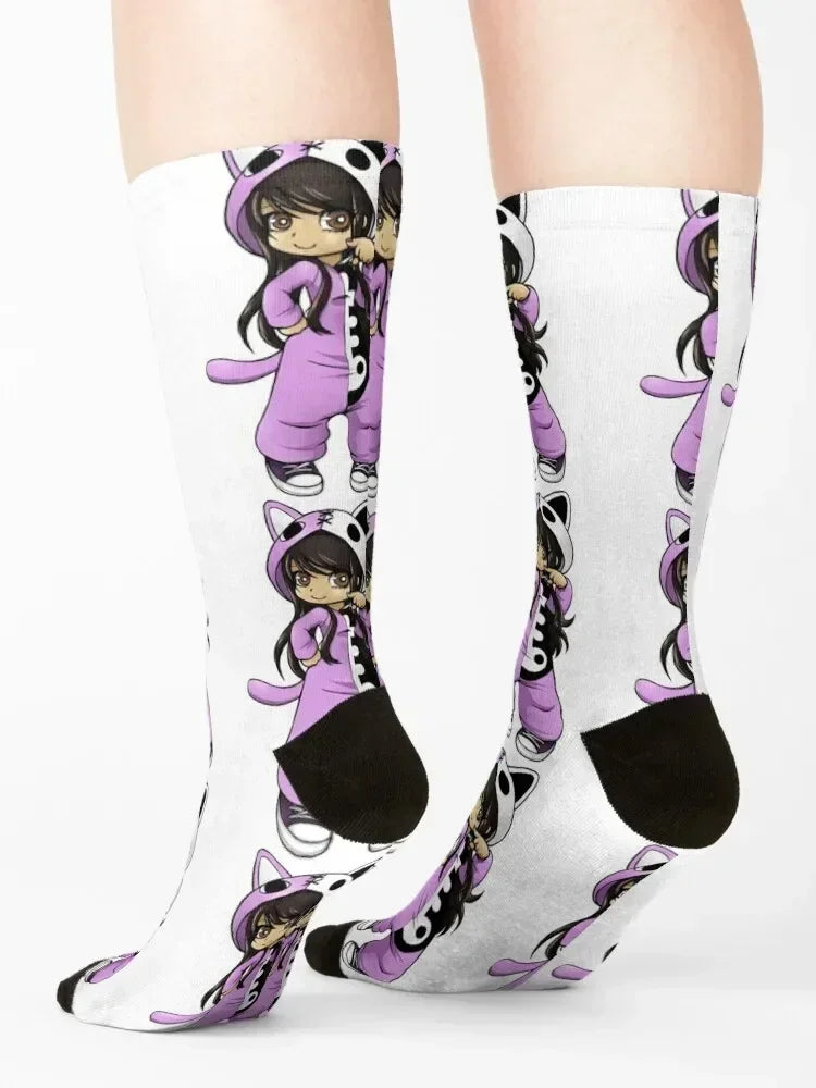 Aphmau Socks Man Rugby Socks For Men Women's