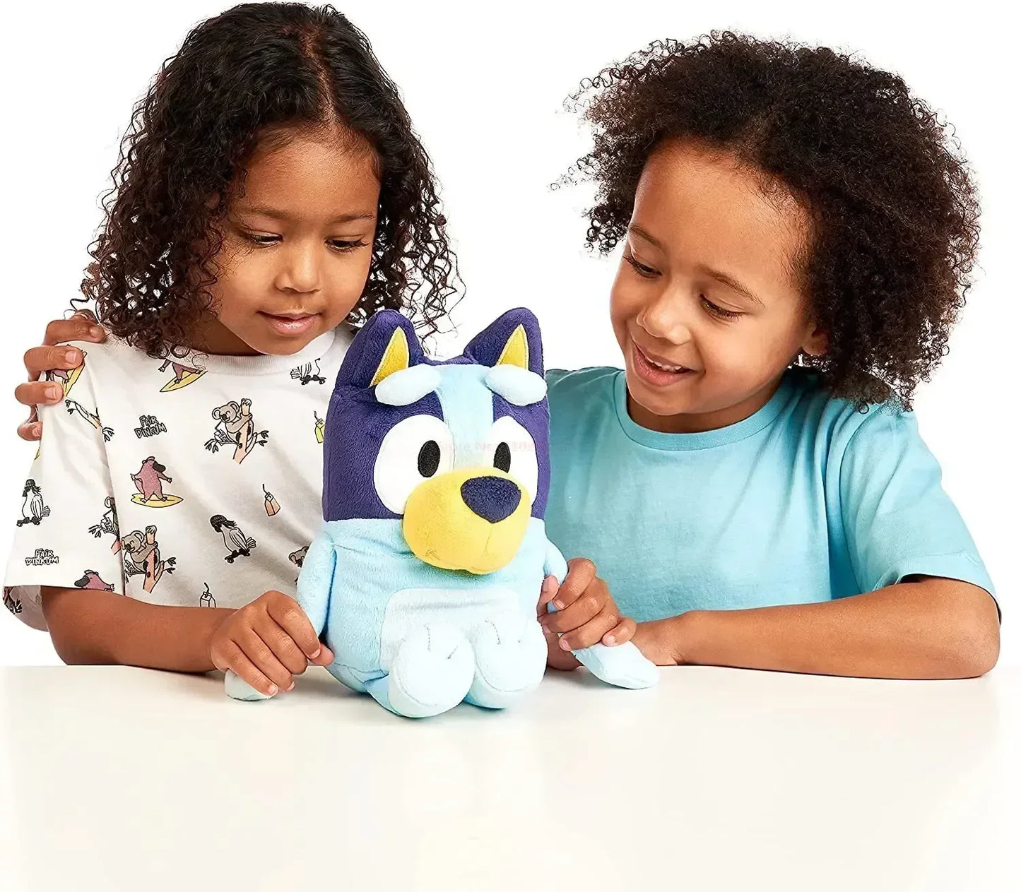 Kawaii Anime Bluey Talking Plush A Family Of Bingo Dog Music Figure Plush Toys Stuffed Animals Toy For Children Holiday Gift