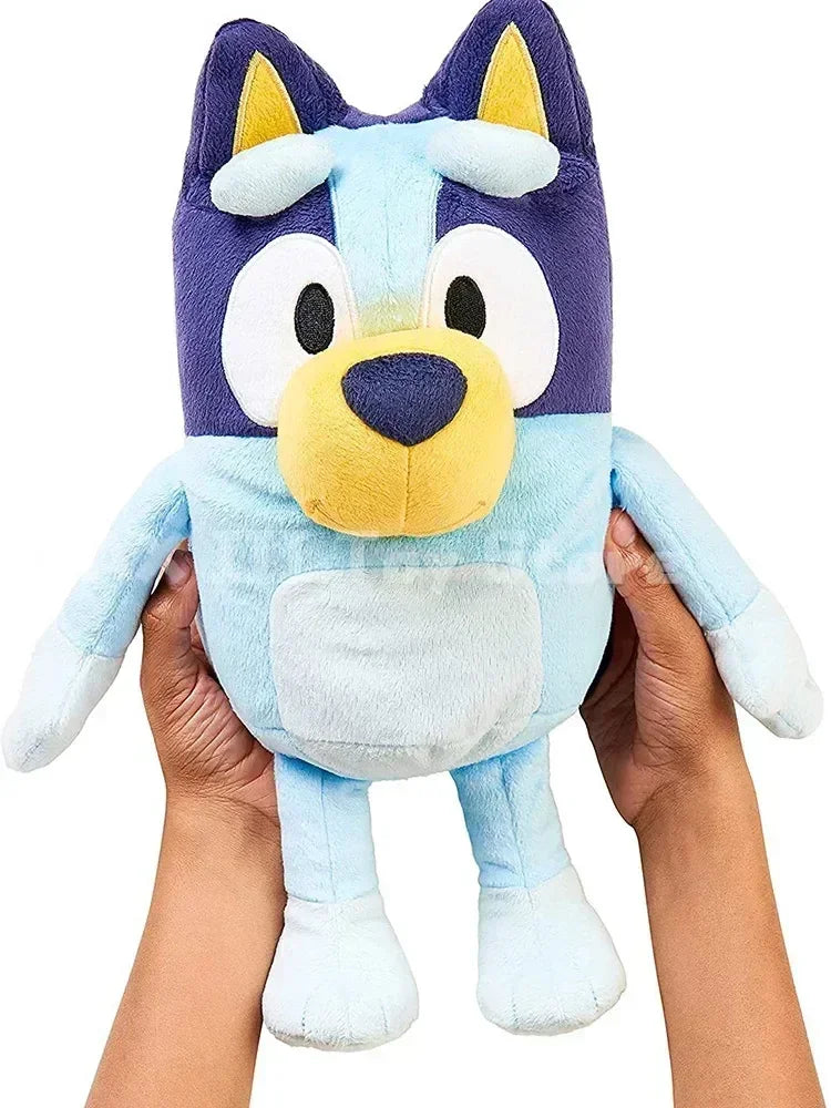Kawaii Anime Bluey Talking Plush A Family Of Bingo Dog Music Figure Plush Toys Stuffed Animals Toy For Children Holiday Gift