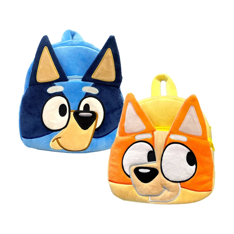 Bluey Bingo Kindergarten Children Schoolbag Cartoon Bluey Family Plush Backpack Picnic And Travel Photo Snack Bag Children Gifts