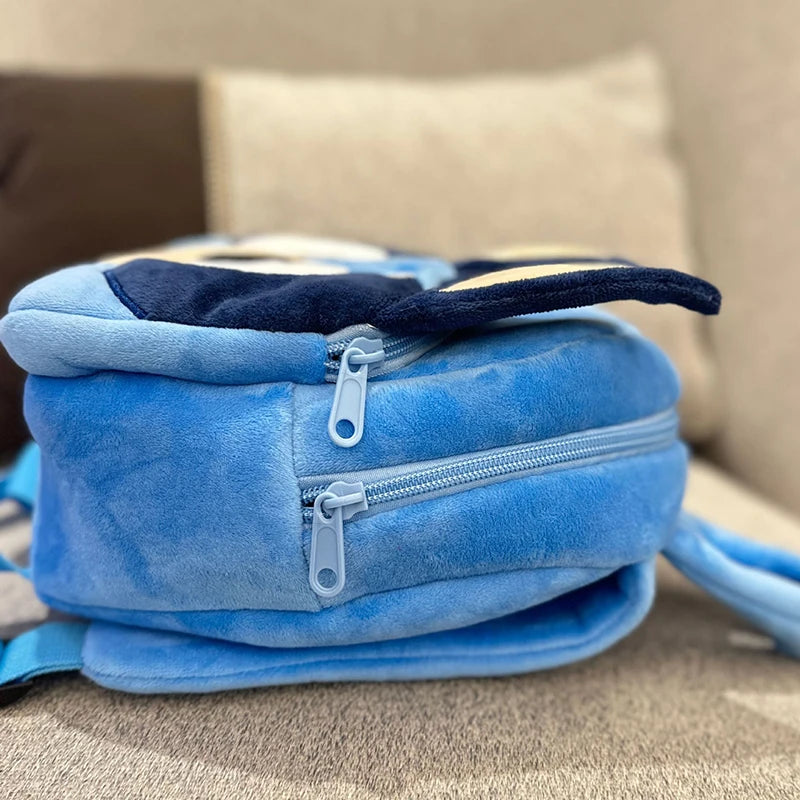 Bluey Bingo Kindergarten Children Schoolbag Cartoon Bluey Family Plush Backpack Picnic And Travel Photo Snack Bag Children Gifts