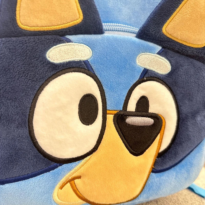 Bluey Bingo Kindergarten Children Schoolbag Cartoon Bluey Family Plush Backpack Picnic And Travel Photo Snack Bag Children Gifts