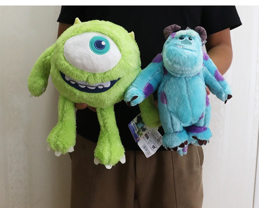 Kawaii Disney Sully The Monster Inc Plush Toys Mike Wazowski Stuffed Sullivan Soft Bluey Dolls Cotton Anime Children'S Gifts New