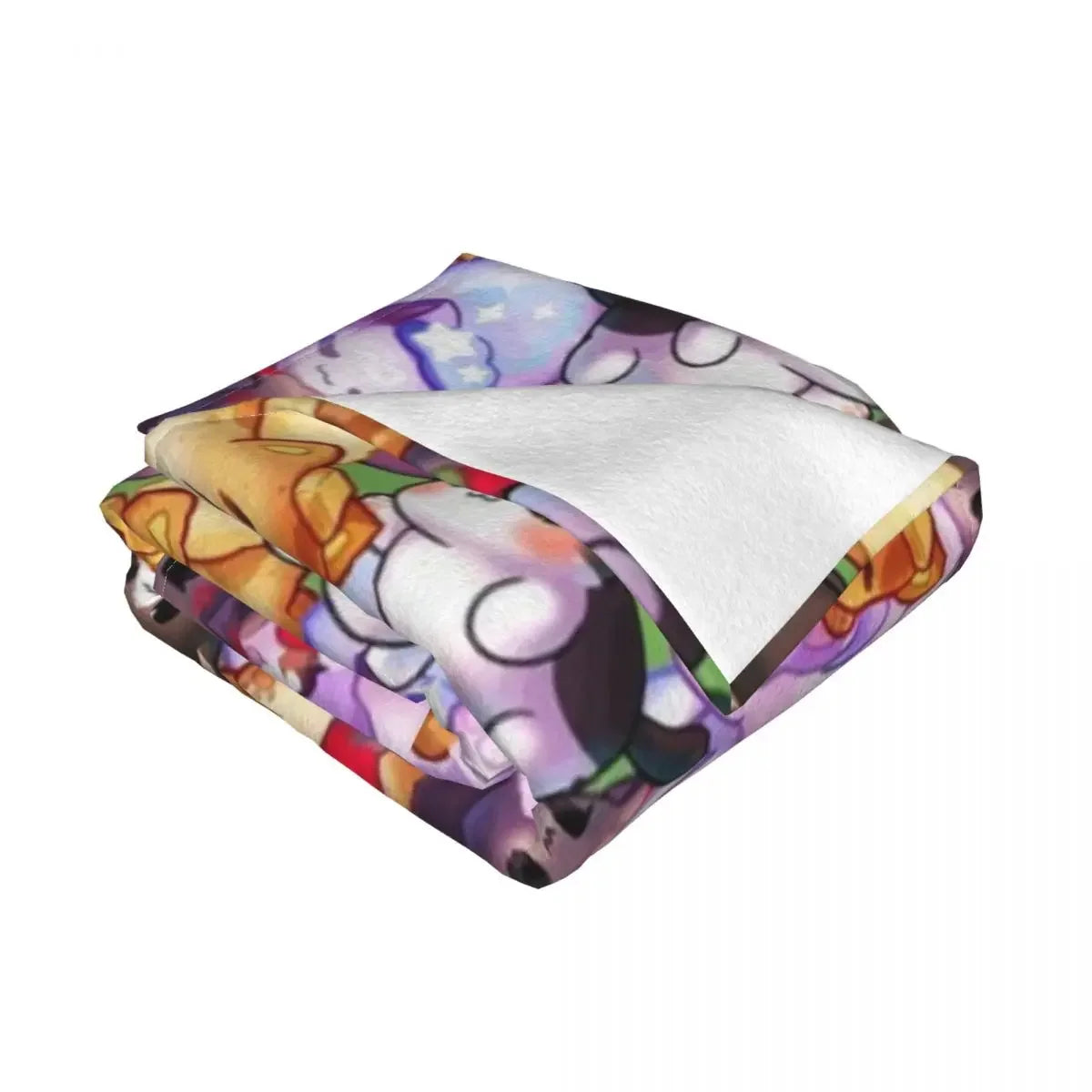 Aphmau Meow Plushies Anime Cats Throw Blanket Cartoon Modern Bedding Cozy Warm Plush Lightweight Fuzzy Couch Blanket Gifts
