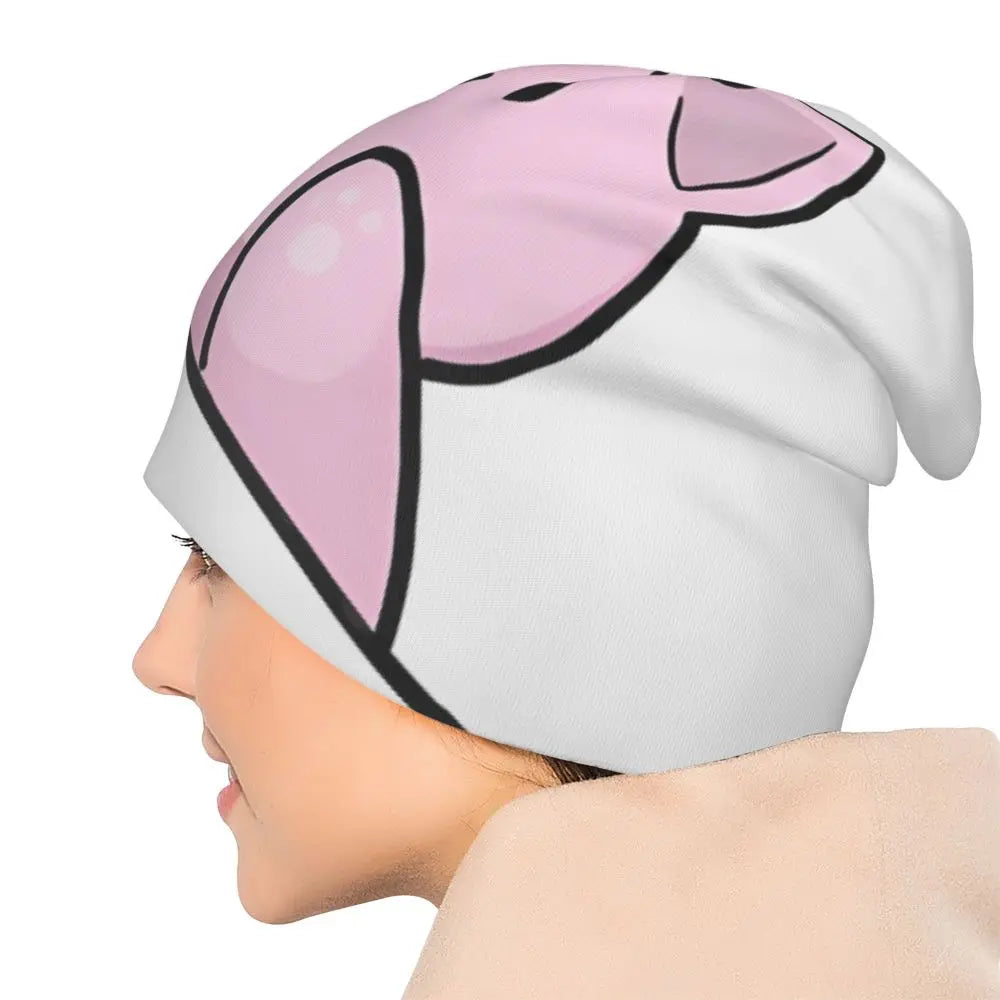 Aphmau Cat Bonnet Hats Vintage Outdoor Cartoon Anime Skullies Beanies Hats Unisex Warm Dual-use Cap