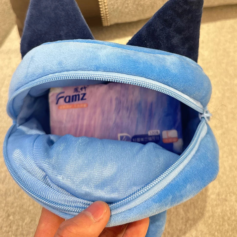 Bluey Bingo Kindergarten Children Schoolbag Cartoon Bluey Family Plush Backpack Picnic And Travel Photo Snack Bag Children Gifts