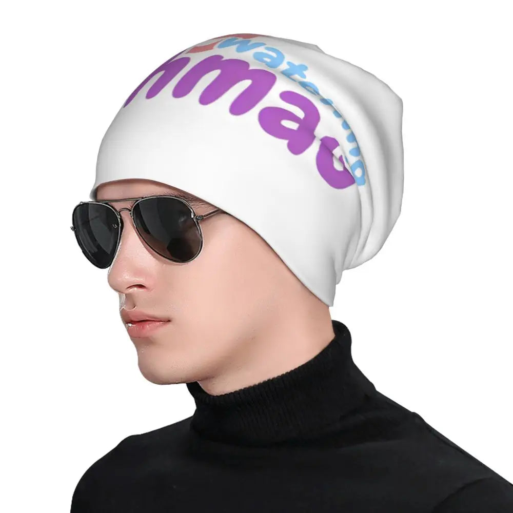 Aphmau Cat Bonnet Hats Vintage Outdoor Cartoon Anime Skullies Beanies Hats Unisex Warm Dual-use Cap