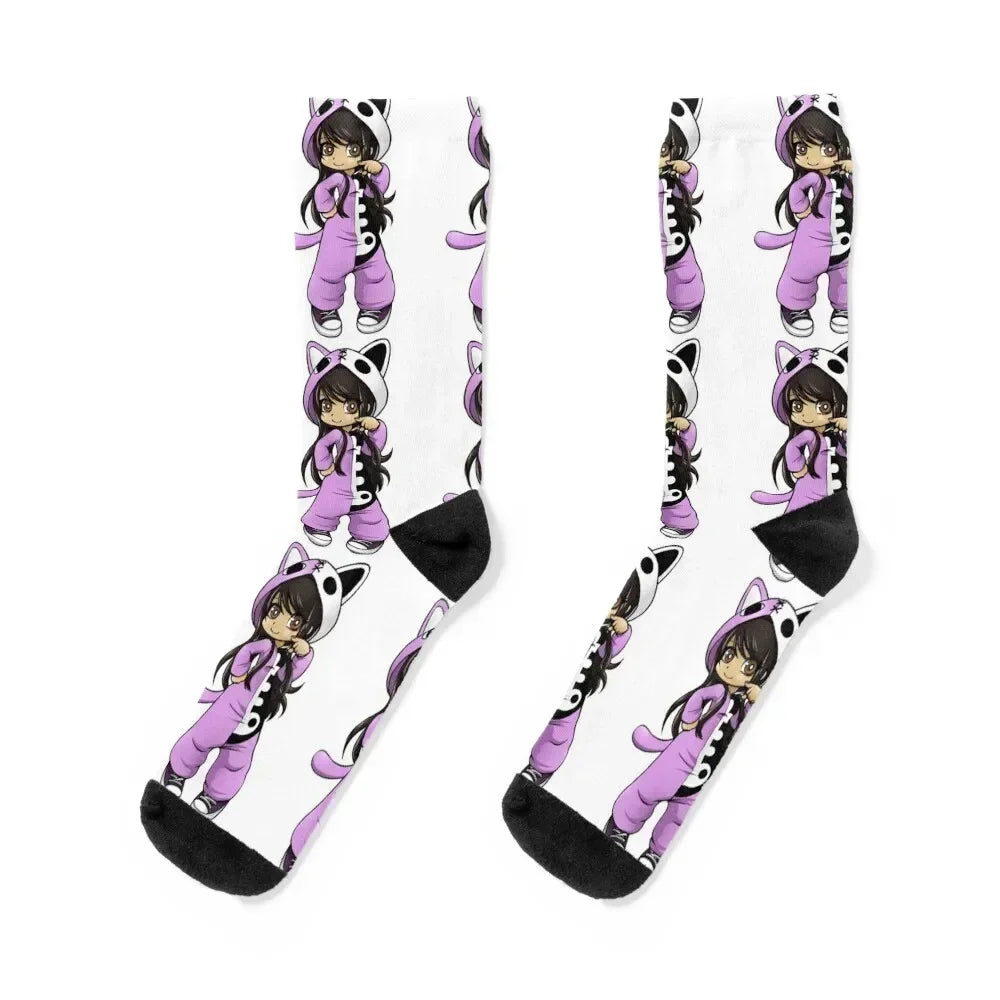 Aphmau Socks Man Rugby Socks For Men Women's