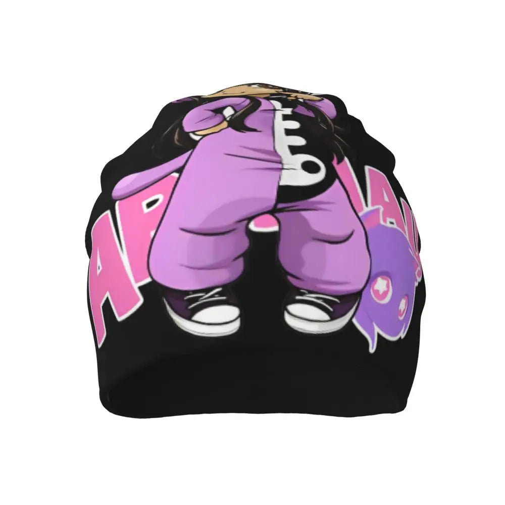 Aphmau Cat Bonnet Hats Vintage Outdoor Cartoon Anime Skullies Beanies Hats Unisex Warm Dual-use Cap
