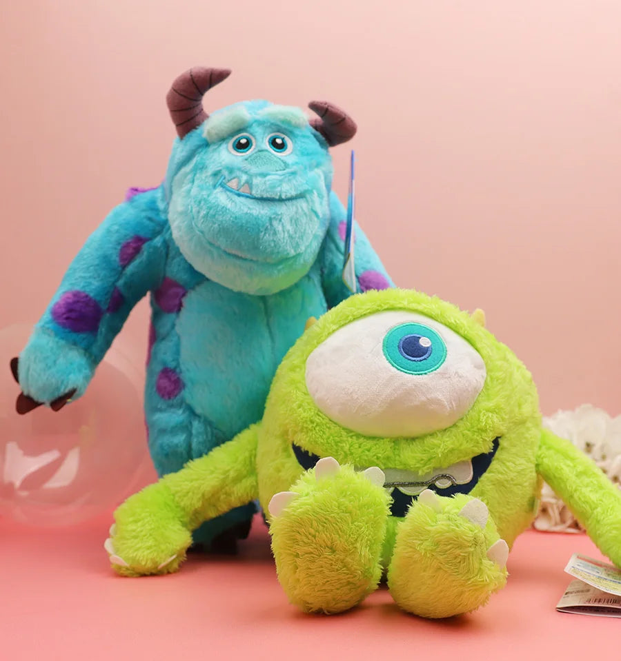 Kawaii Disney Sully The Monster Inc Plush Toys Mike Wazowski Stuffed Sullivan Soft Bluey Dolls Cotton Anime Children'S Gifts New