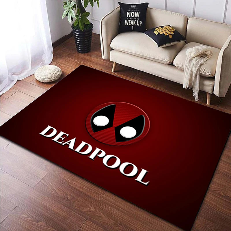 Deadpool Fashion area carpet for children,Living room Bedroom floor mat Kitchen mat Children's Bedroom Mat, Deadpool rug