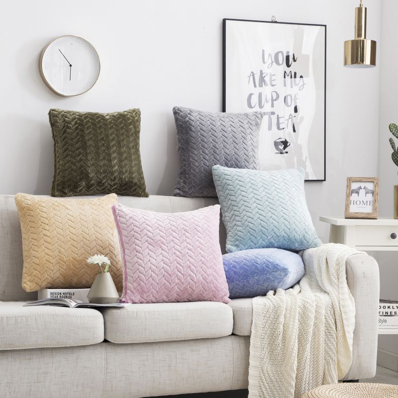 Soft Square Decorative Pillows Home Decor