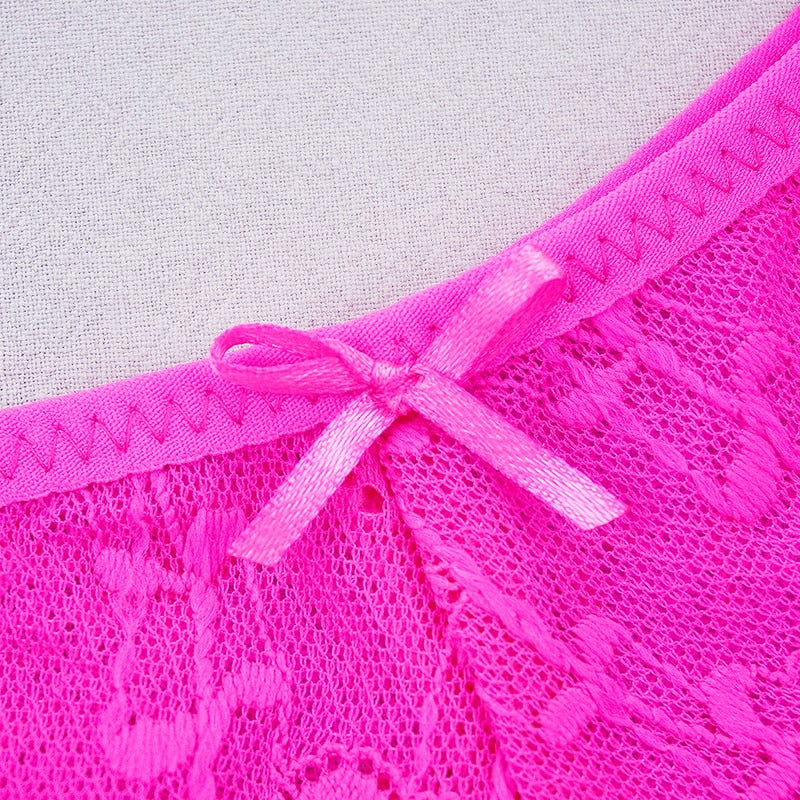 Fashion Sexy Full Lace Panties Transparent Briefs Low Cut Panty Breathable