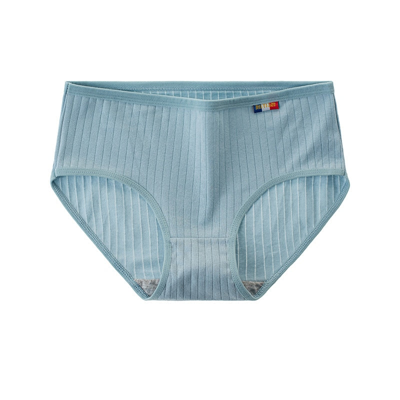 Women Cotton Underwear Seamless panties Female Breathable Solid Color Underpants Girls' Lingerie Briefs-XXL