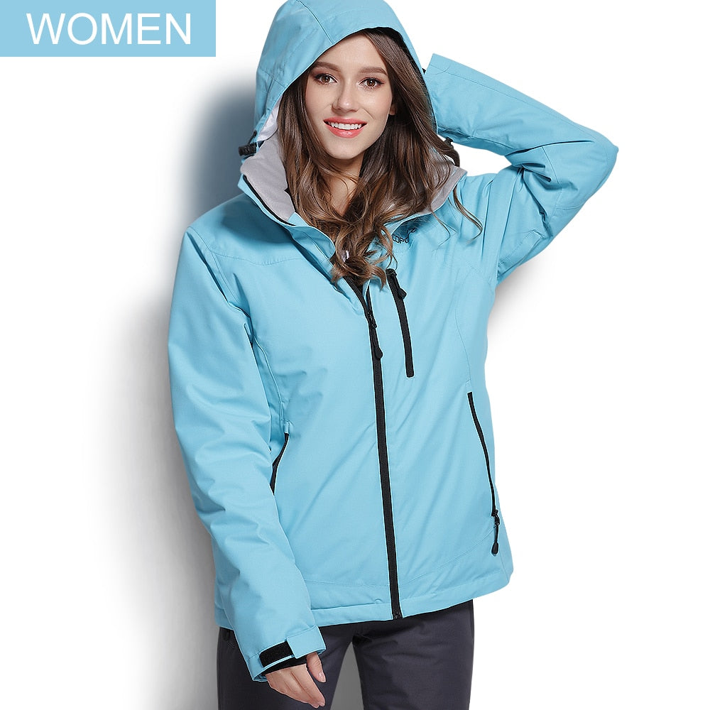 COPOZZ Ski Jacket Snowboard Jacket Ski Coat Winter Outdoor Warm Waterproof Windproof Breathable Clothes Hooded