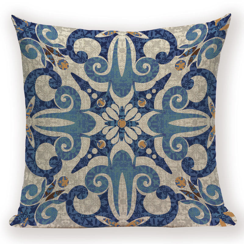 Boho Retro Pillow Case Abstract Geometric Decoration Throw Pillows Square Cushion Cover Home Decoration Bed Sofa Cushions Cover