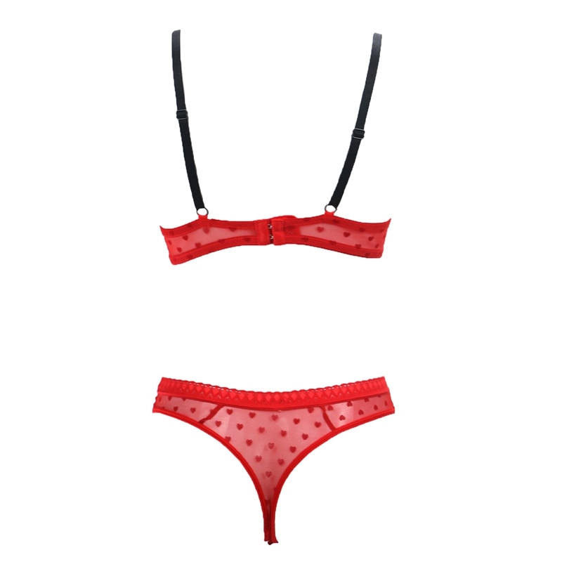 DAINAFANG Brand Lingerie 36/80 38/85 40/90 42/95 BC Cup Bra and Brief Sexy Clothes Nightgown Underwear Sets Panties