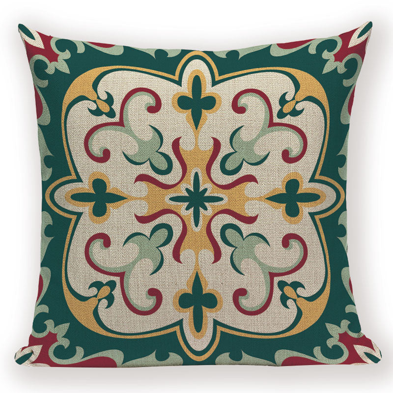 Boho Retro Pillow Case Abstract Geometric Decoration Throw Pillows Square Cushion Cover Home Decoration Bed Sofa Cushions Cover