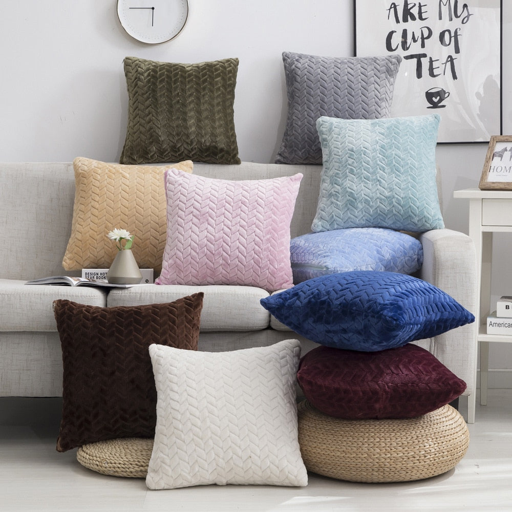 Soft Square Decorative Pillows Home Decor