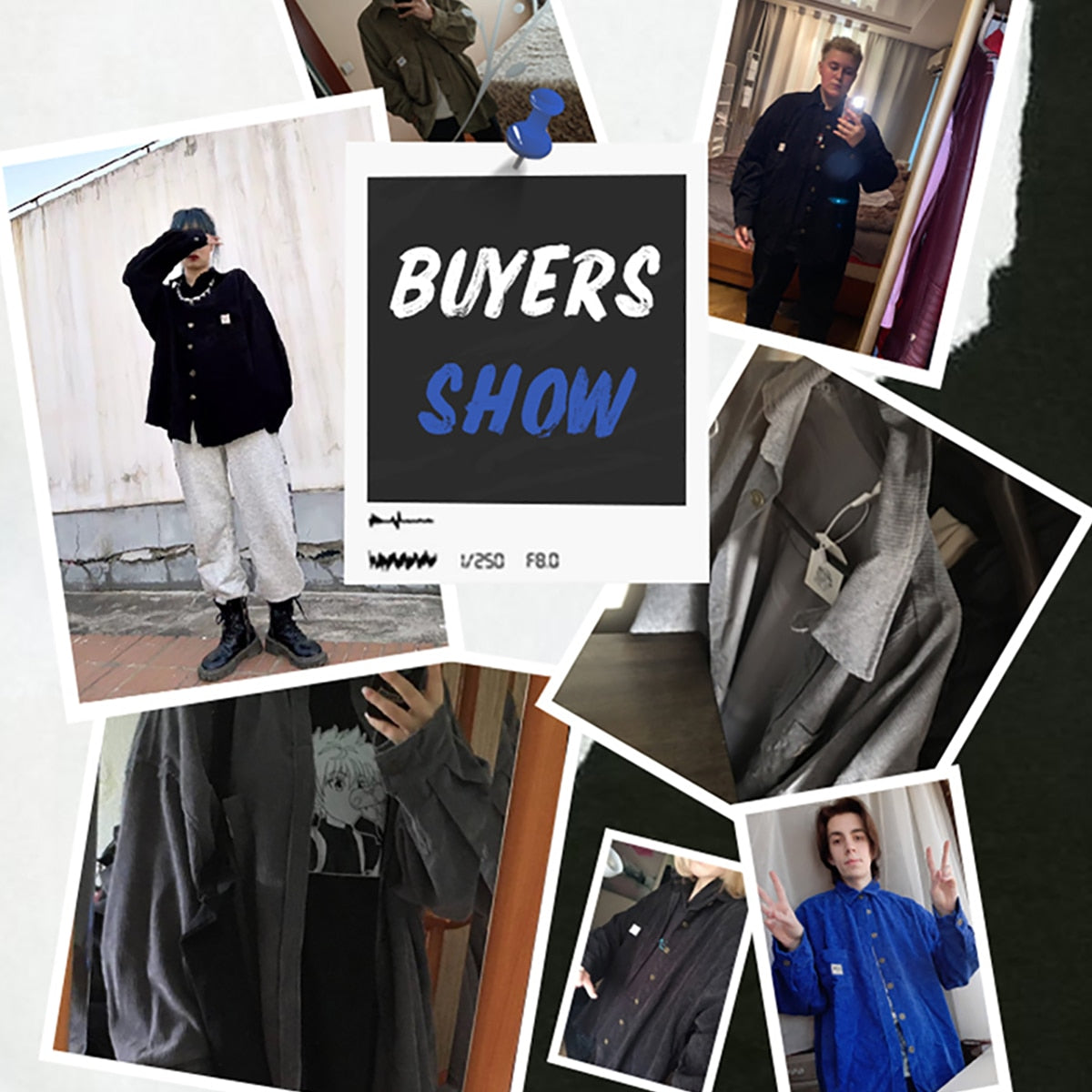 Privathinker Corduroy Long Sleeve Shirts - Unisex Fashion Casual Oversize Shirt Printed Clothing