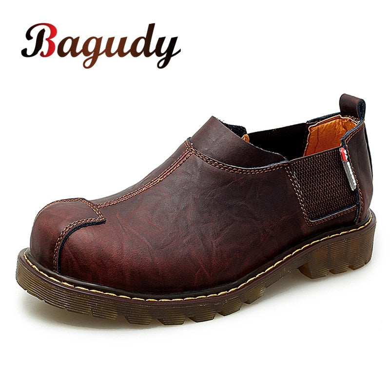 Big-Head Genuine Leather Casual, Dress Oxford Shoes