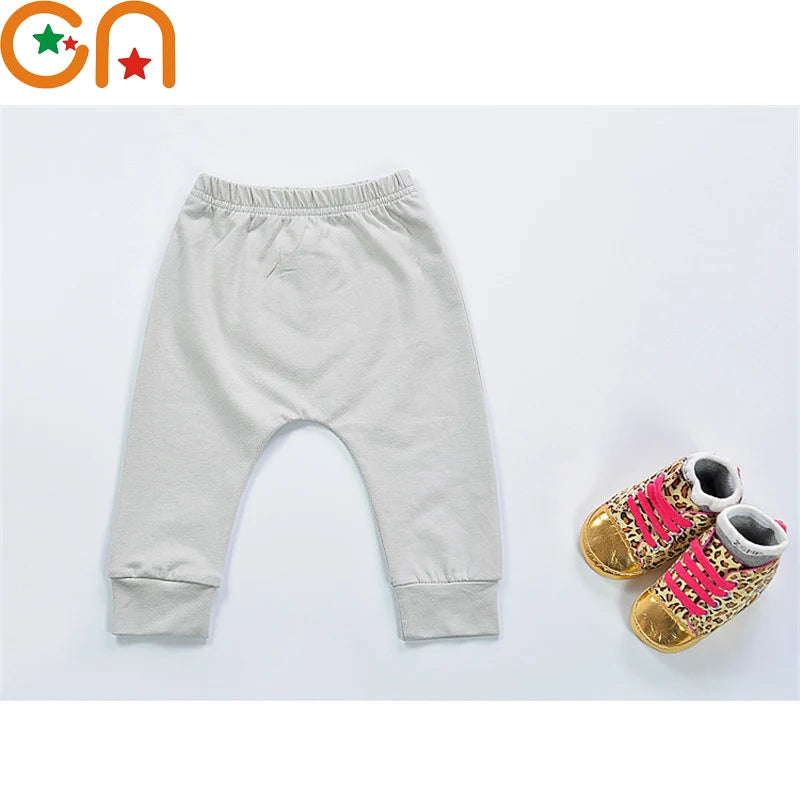 0-2y Baby Harem Pants Cute Toddler Heart Pattern Cotton Pants Kids Leggings