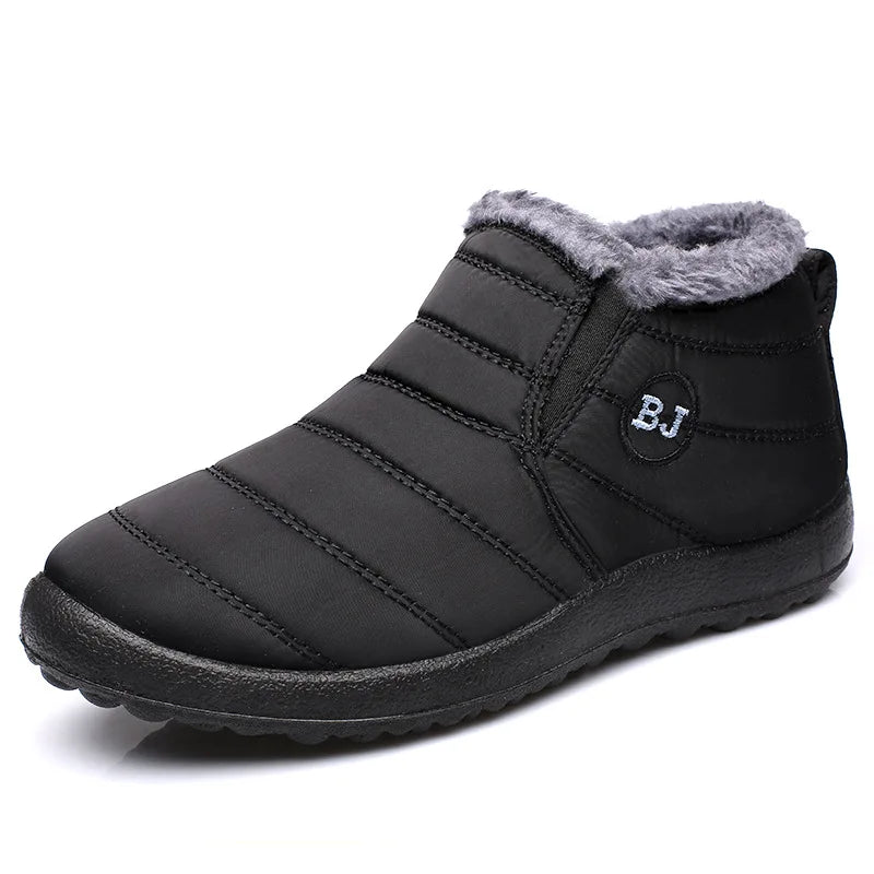 Women's Snow Boots Plush Warm Ankle Winter Boots - Waterproof Winter Booties