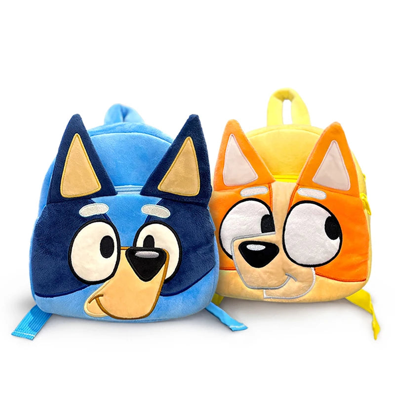 Bluey Bingo Kindergarten Children Schoolbag Cartoon Bluey Family Plush Backpack Picnic And Travel Photo Snack Bag Children Gifts