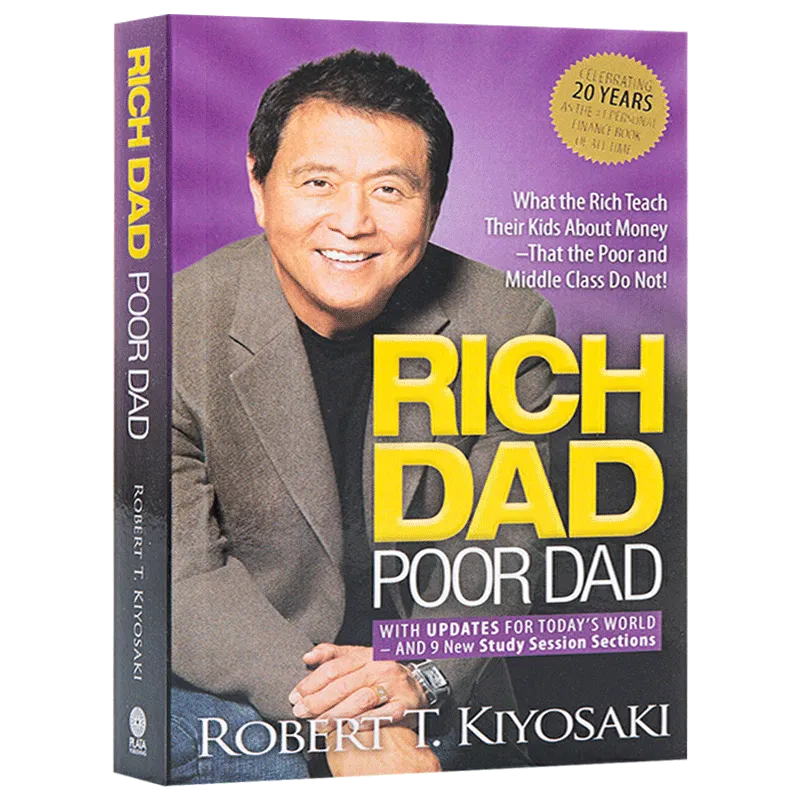 RICH DAD POOR DAD Robert Toru Kiyosaki Personal Finance Children's Financial Intelligence Education Book for Adult