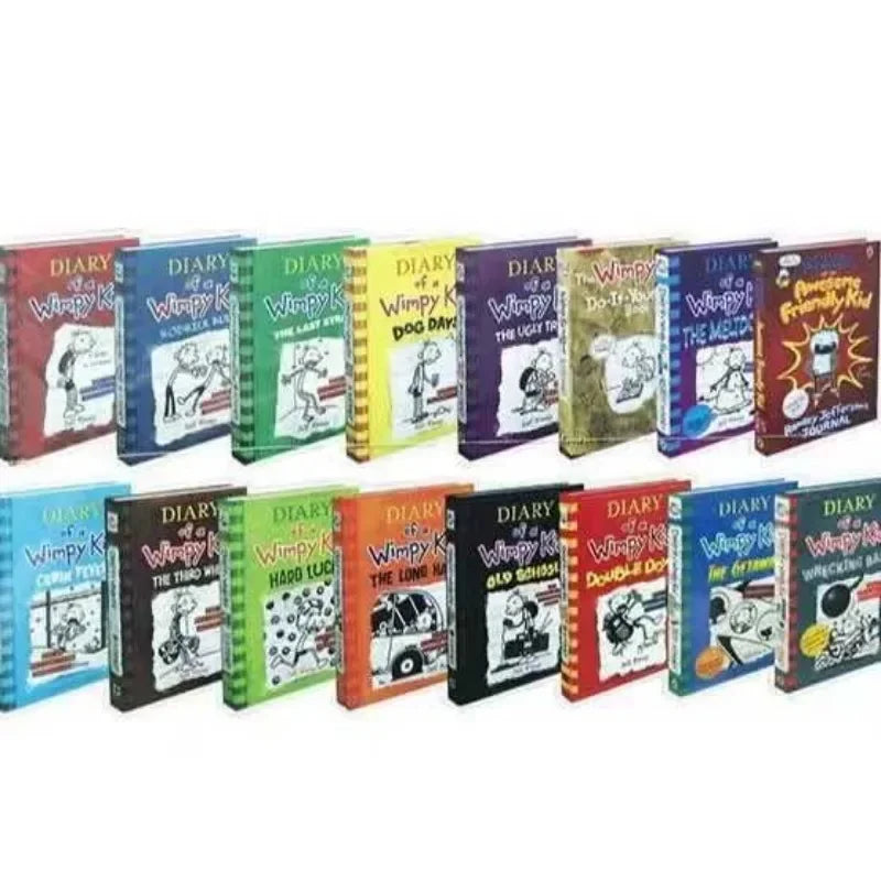 Set of 20 Diary of a Wimpy Kid Diary - Wimpy Kid Boxed Children's Fiction Books