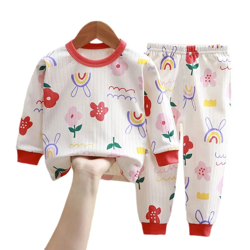 Cotton Pajamas Long-sleeved Underwear, Long Johns  Home Clothing