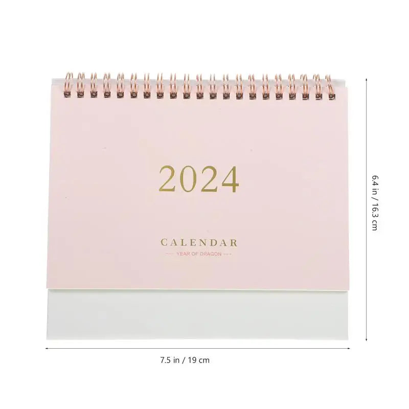 2024 Desk Standing Calendar - Desktop Small Monthly Planner