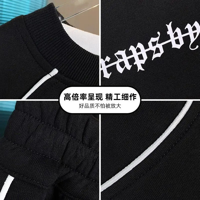 Fashion Sweatshirts Suits Teenage Trend Outfit Sportswear Children Clothes Sets