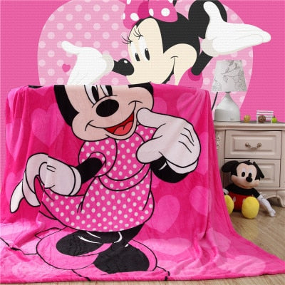 Disney Marie Cat Coral Fleece Fuzzy Blankets on Bed/Sofa Air Condition Sleeping Cover Bedding Throws Bedsheet for Kids