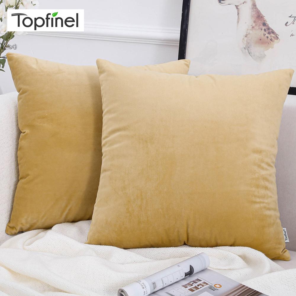 Super Soft Velvet Cushion Cover Solid Color Pillow Cover Throw Pillowcases for Sofa Chair Seat Christmas Pillows Multi Color