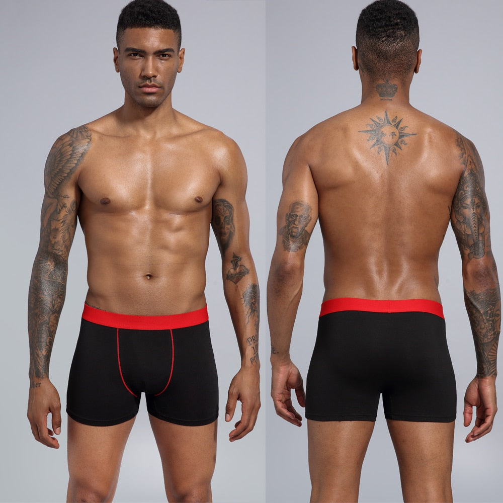 5pcs Boxershorts  European Plus Size, Boxers, Underwear Boxers Cotton Boxer Shorts Underpants Trunks