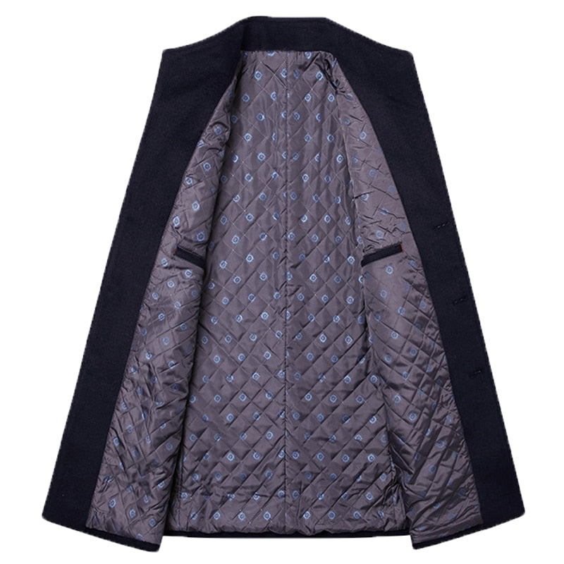 Mountainskin Wool Blends Coats New Solid Color High Quality Wool Jacket Luxurious Brand Clothing